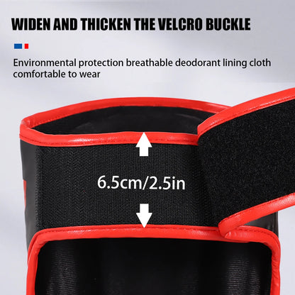 1 Pair High-Quality Boxing Shin Guards Ankle Protector MMA Muay Thai Training Leg Warmers Light Kicking Shin Pads Leg Guard