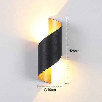 Outdoor wall lights, waterproof hallway, outdoor wall lights, living room, Nordic terrace, balcony, corridor, courtyard lights