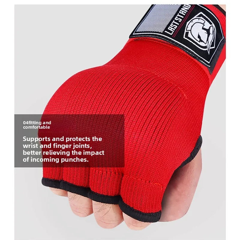 Gel Gloves, Half-finger Boxing Gloves, Lazy Person's Quick Hand Binding, Hand Protection Bandages, Fighting, Boxing, Muay Thai