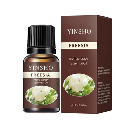 13 Flavors 10ml Essential Oils For Aroma Diffuser AirHumidifier Home Water-soluble Lavender Rose Eucalyptus White Peach Oolong