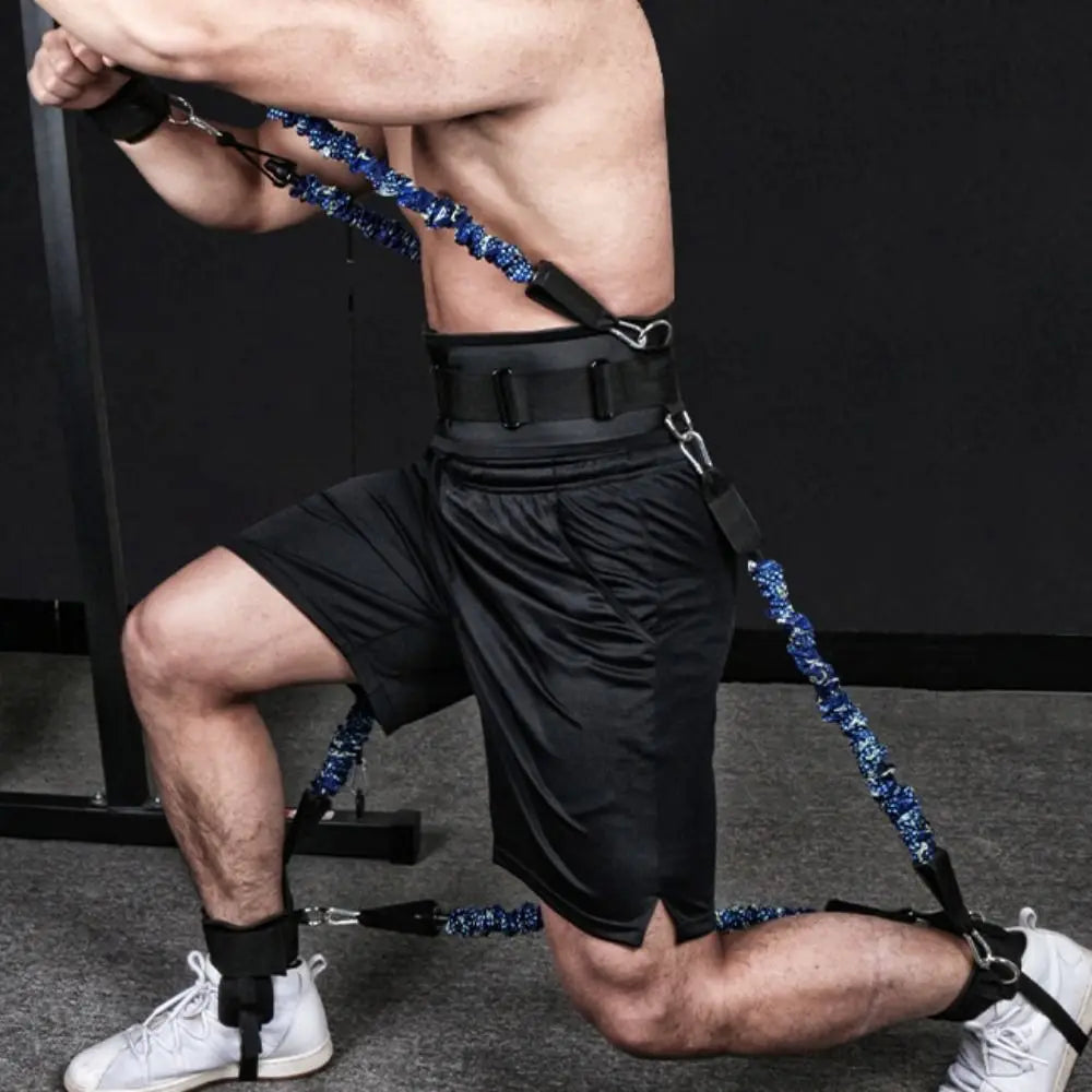 Professional Fitness Boxing Training Resistance Band Elastic Rubber Stretching Strap Resistance Bands Enhance Power Portable