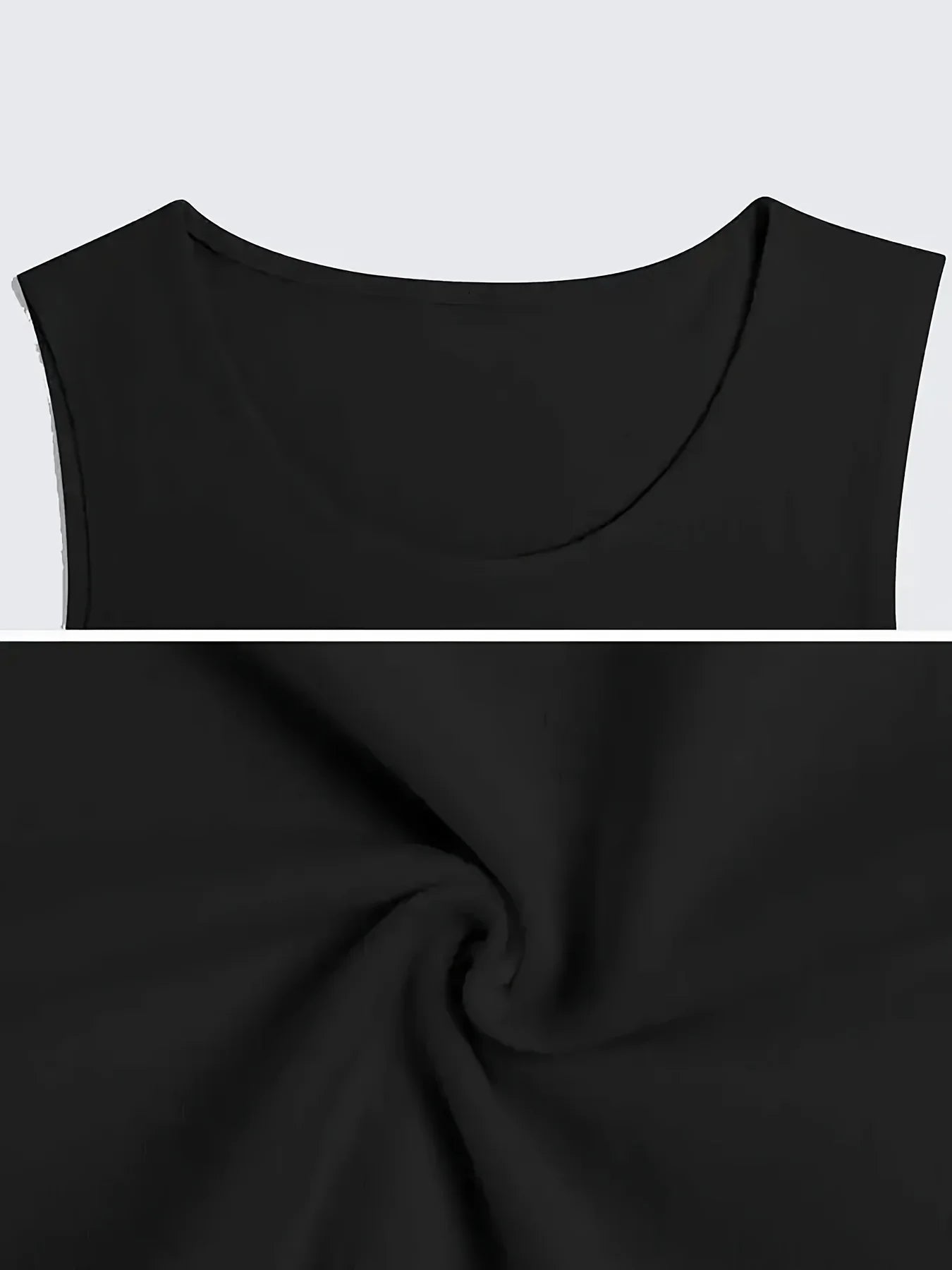 Men's Sleeveless Muscle Shirt -100% Cotton Breathable Fitness Tank Top with CHAMPION Printed Round Neck and Umbrella Bottom