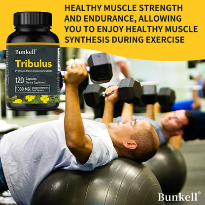 Tribulus for Men Extract - Herbal Supplement, Extra Strength, Enhance Athletic Performance, Endurance, Energy, and Immunity