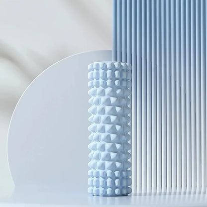 Blue Foam Rollers for Muscle Massage - Medium-Density Back Foam Roller for Back Pain Relief & Muscle Recovery in Legs & Arms