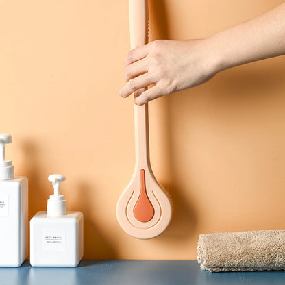Bath Brush Long Handle Soft Hair Bath Brush Back Ball Brush Bathroom Body Brushes Mud Back Scrubber Shower Massage Brush