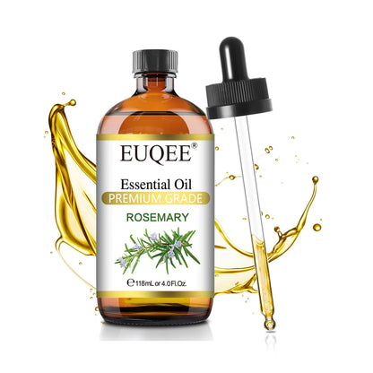 EUQEE 118ml (4 fl. oz) Pure Essential Oil-Sweet Orange Bergamot Cinnamon Lavender Tea tree Premium Aromatherapy Oil for Diffuser