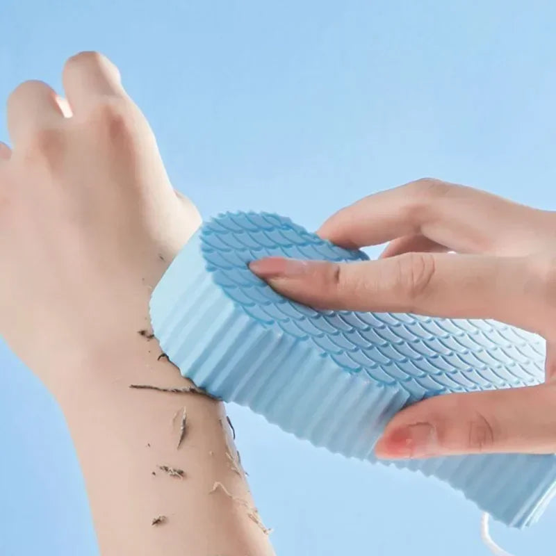 3D Soft Sponge Body Scrubber Bath Exfoliating Scrub Sponge Shower Brush Body Skin Cleaner Dead Skin Remover Exfoliating