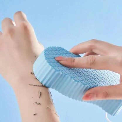 3D Soft Sponge Body Scrubber Bath Exfoliating Scrub Sponge Shower Brush Body Skin Cleaner Dead Skin Remover Exfoliating