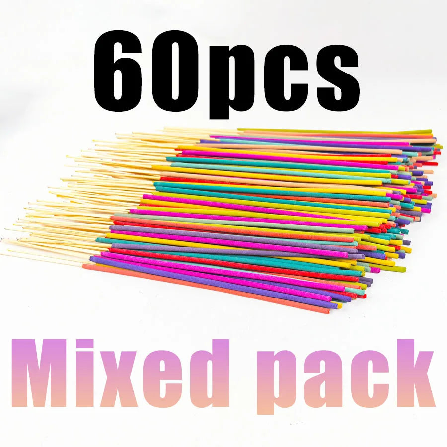 Mixed Aromatherapy Wooden Sticks - Lavender, Sage, Roses, Sakura, Lemongrass, Jasmine, Coconut, Lemongrass, Mint, Eucalyptus, Sandalwood, Blackberry, Etc. - Expanded Size, Wholesale Bulk, Suitable for Home and Outdoor Use, Ho