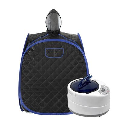 Portable Sauna Set Full Body at Home Spa Hat Tent Include 3L Steamer with Remote Control
