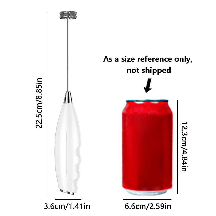 Mi Milk Frother Handheld Foam Maker For Latte Mini Whisk Coffee Cappuccino Frappe Matcha Hot Chocolate Egg Beater Drink Mixer