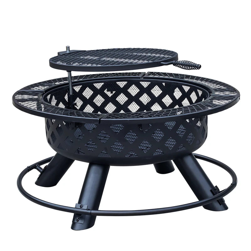 Camping Outdoor Fire Pits Easily Cleaned Patio Barbecue Grill Bbq Outdoor Charcoal Stove