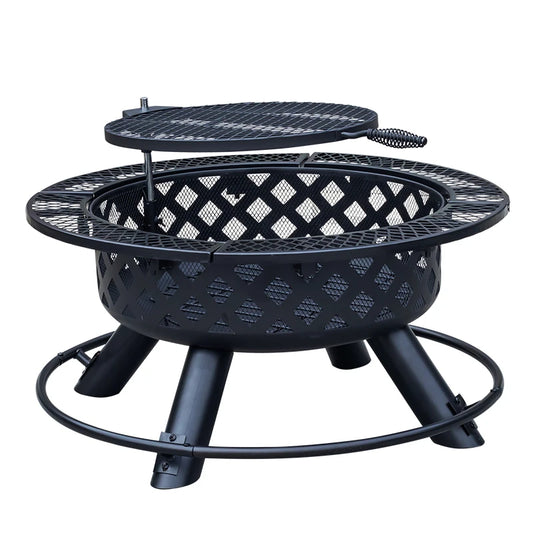 Camping Outdoor Fire Pits Easily Cleaned Patio Barbecue Grill Bbq Outdoor Charcoal Stove
