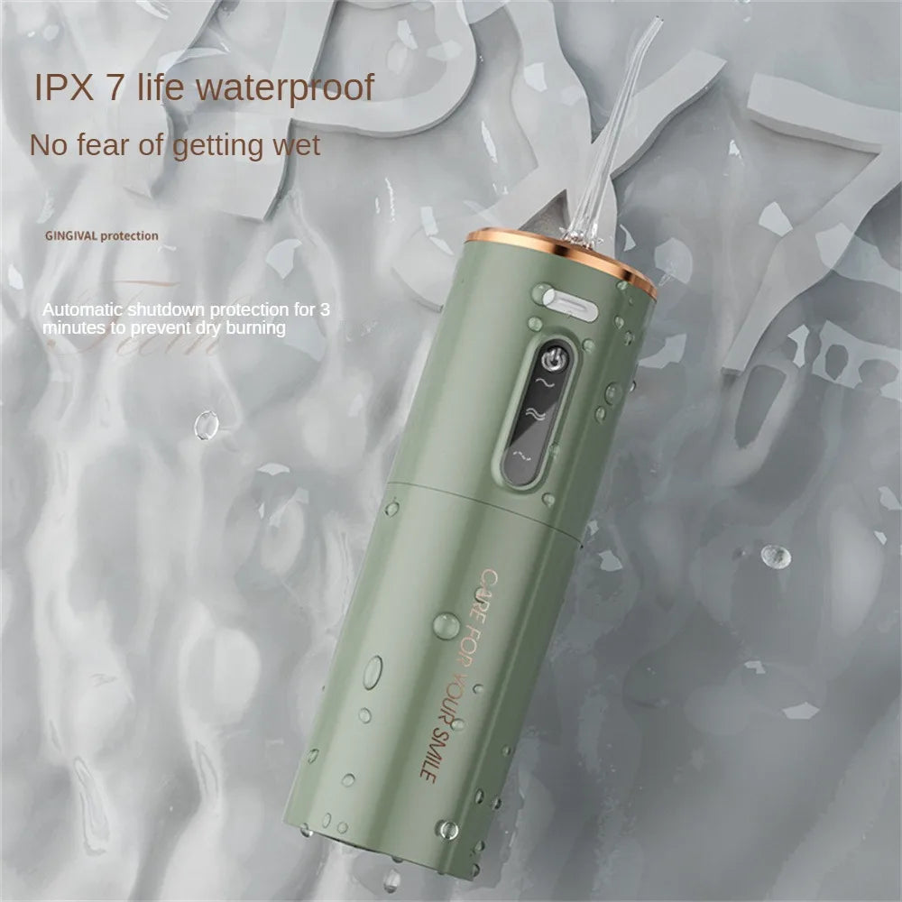 XIAOMI Oral Irrigator Portable IPX7 Waterproof Rechargeable Dental Water Flosser 3 Modes Teeth Cleaner 280ML Dental Water Jet