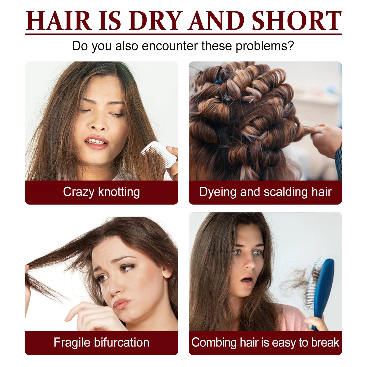 Hair Smoothing Conditioner Keratin Leave-In Conditioner Repair Damaged Hair Moisturizing Oil Anti Frizz Straightening Hair Mask