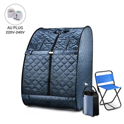 1000W Foldable Steam Generator Household Fumigation Sauna Box Portable Whole Body Spa Machine for Home Bathing And Hydrotherapy