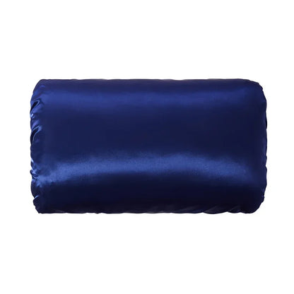 2pc Elastic band Pillow case 100% Satin pillowcase solid color pillow cases pillow cover for bed