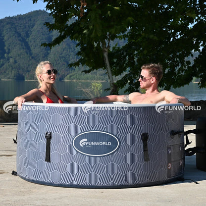 Portable Spa 6 Person Spa Swimming Pool Heating Family Hot Spring Inflatable Hot Tub Pool With Spa