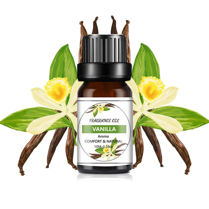 10ml Essential Oil Organic Plant 33 FLAVOR DIY Aromatherapy Plaster Candle Soap Making Aroma Fragrance Oil for Diffuser Sleep