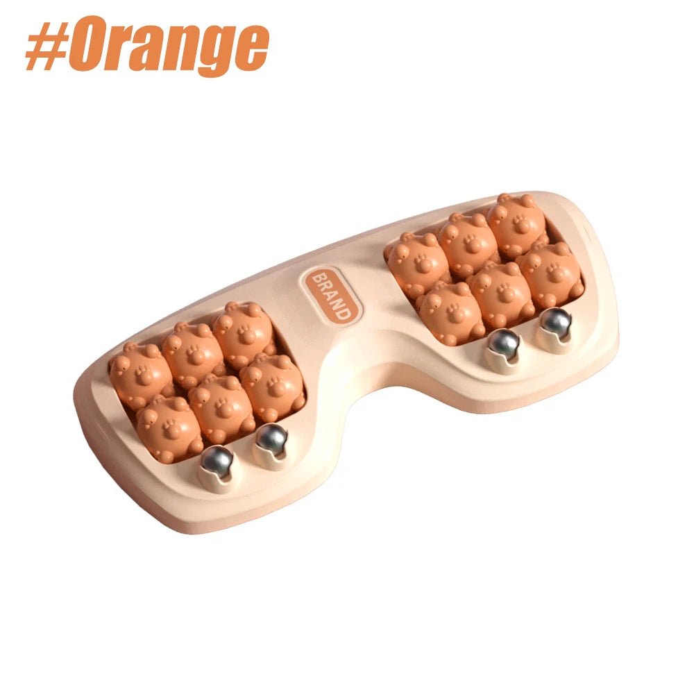 Dual Foot Massager Roller Foot Massage,Plantar Fasciitis Relief Heel/Arch/Muscle Aches/Foot Pain/Stress Relief & Deep Relaxation