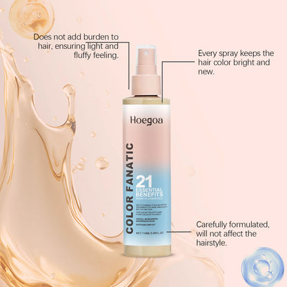 Heat Protectant Spray Protection For Color Treated Hair Thermal Protection Anti Frizz Detangling Leave In Conditioner Hair Care