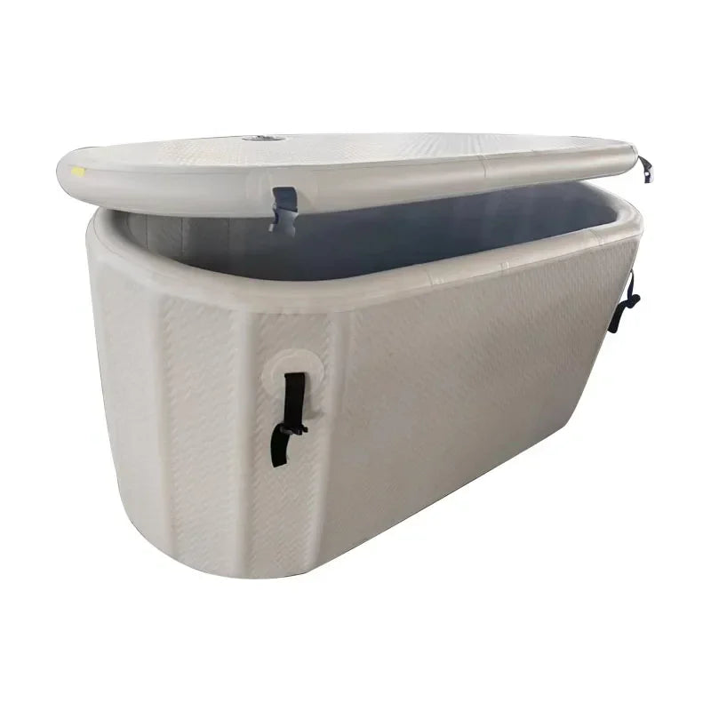 1.7M Inflatable Ice Bath Sport Recovery Inflatable Spa Ice Pod Pool Cold Therapy without Chiller