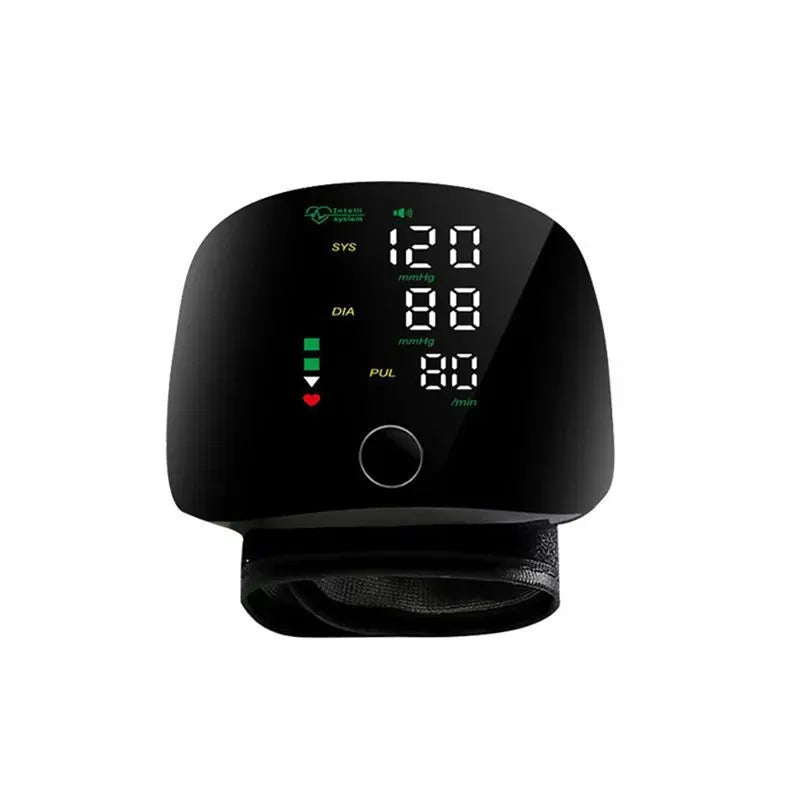AEF7-Rechargeable Blood Pressure Meter Wrist Blood Pressure Eter Smart Touch Screen Blood Pressure Meter