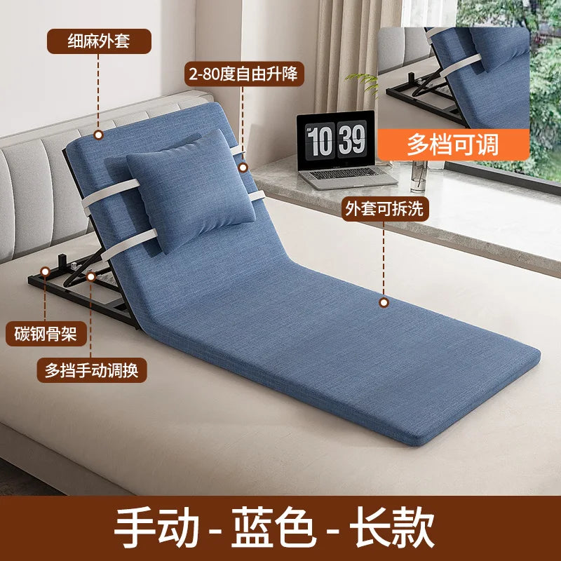 Elderly Electric Adjustable Bed - Home Hospital Use, 5-Position Lift Recliner, Remote Control, Back Massage, USB Charging