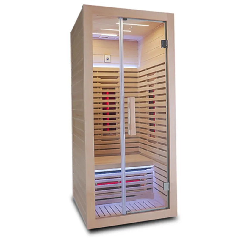 Customization.High End Spa Tubs Sauna Full Spectrum Infrared Sauna Rooms With Strip Light