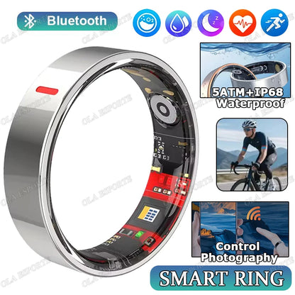 Smart Health Rings Monitor Sleep Heart Rate Blood Oxygen Sleep Ring Party Activities Fitness Gifts for Friends Famliy Colleagues