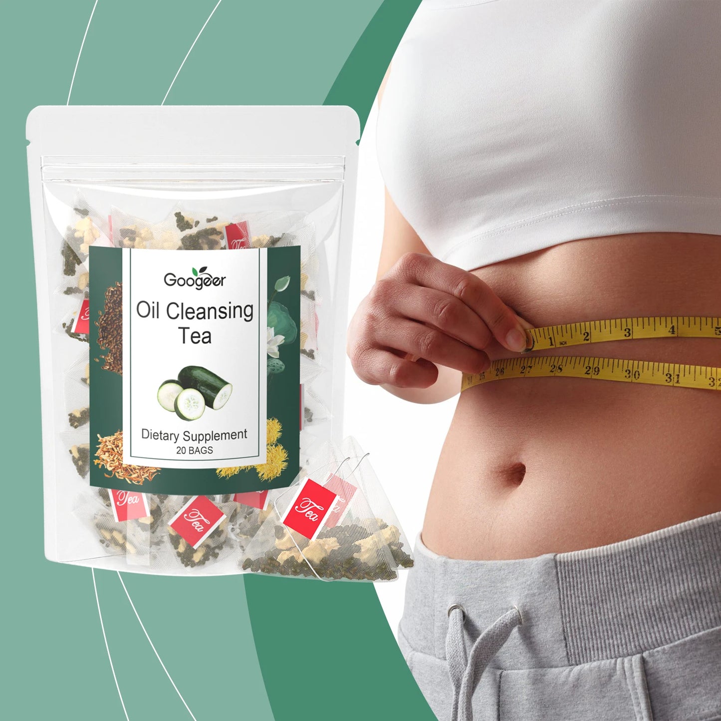 Herbal Tea Blend Natural Metabolism Support Weight Management Body Cleanse Daily Wellness Appetite Control Energy Boost