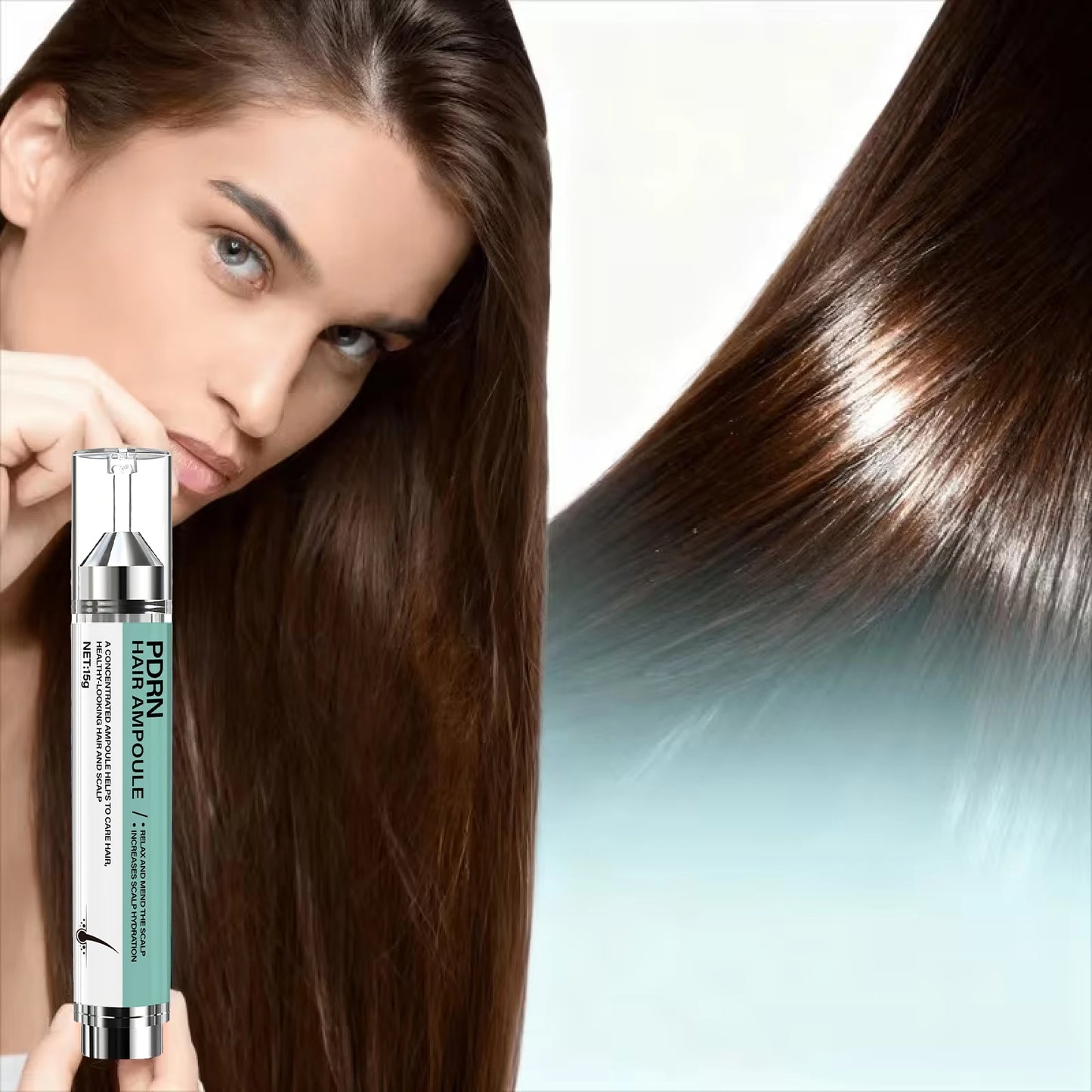 PRN Hair Ampoule: Concentrated Oil, Keratin/Coconut Oil, Deeply Moisturizes & Boosts Scalp Hydration