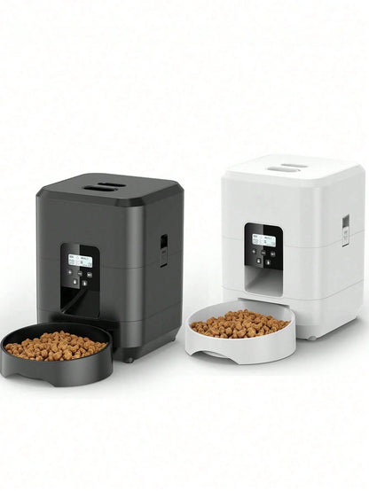 Automatic Pet Feeder, Timed Food Dispenser, 1-4 Meals Per Day, Suitable For Cats & Small , 2L Capacity, Suitable For Dry Food
