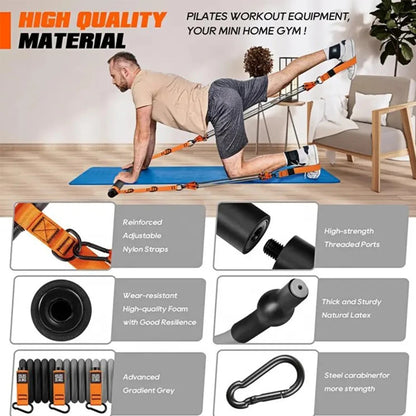 Workout Resistance Bands Pilates Yoga Pull Rope Exercise Training Expander Elastic Resistance Belt Home Gym Fitness Exercise