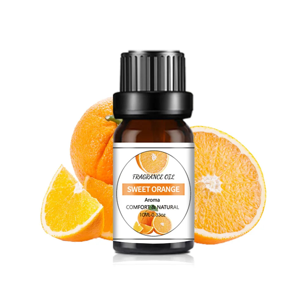 10ml Essential Oil Organic Plant 33 FLAVOR DIY Aromatherapy Plaster Candle Soap Making Aroma Fragrance Oil for Diffuser Sleep