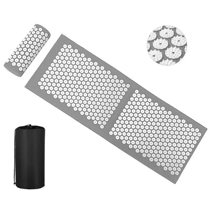Yoga Acupuncture Pad Acupoint Massage Fitness Pilates Finger Pressure Sponge Foot Massage Pads Stress Relief for Neck Back Pain