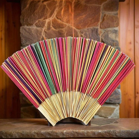 Mixed Aromatherapy Wooden Sticks - Lavender, Sage, Roses, Sakura, Lemongrass, Jasmine, Coconut, Lemongrass, Mint, Eucalyptus, Sandalwood, Blackberry, Etc. - Expanded Size, Wholesale Bulk, Suitable for Home and Outdoor Use, Ho