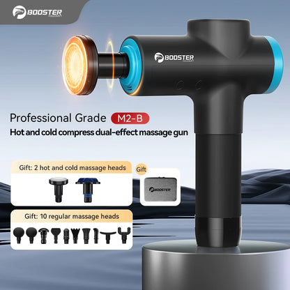 Booster M2-B Massage gun 4000 mAh Deep Tissue Percussion Muscle Massager Handheld Body Back Electric Massager for Fitness