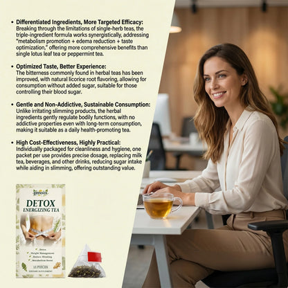 Herbal Tea  Comfort Gentle Plant Based Formula Portable Individual Bags Office Workers Sedentary Lifestyle Light Body Balance