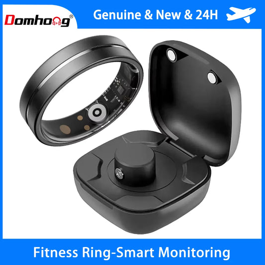 Smart Rings Health Monitor Sleep Sports Fitness Multiple Function Modes Tracking Heart Rate Blood Oxygen Ring 5ATM Waterproof
