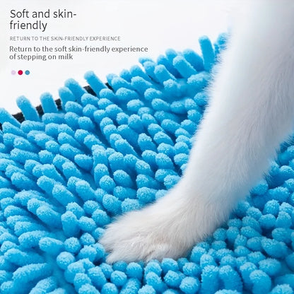 1pcs Pet Bath Massage Brush Dense Soft Bristles Anti-Slip Grip Gentle Deshedding for Dogs Cats Puppies Kittens Sensitive Skin