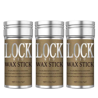 LOCKMIO Hair Wax Stick for Women and Kids Long Lasting Hold Pomade Control Broken Frizz Flyaway Styling Wax for Natural Wigs