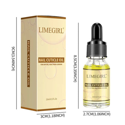 15ML Nail Cuticle Nutrient Oil Nourish Repair Damaged Nail Care Nutrition Oil Treatment Moisturizes Strengthen Bright for Nails