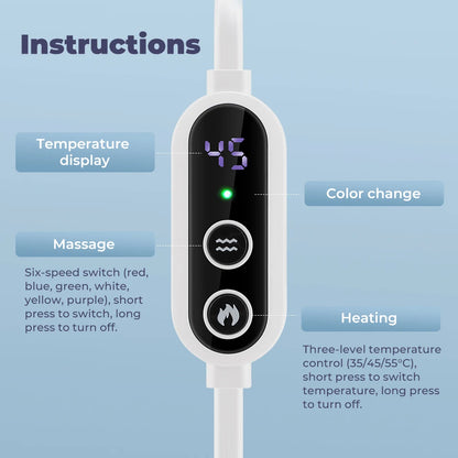 Electric Steam Eye Massager Sleeping Mask Heated Eye Resistant Remover Eye Temperature Massage Relieve Fatigue Office Eye Shade
