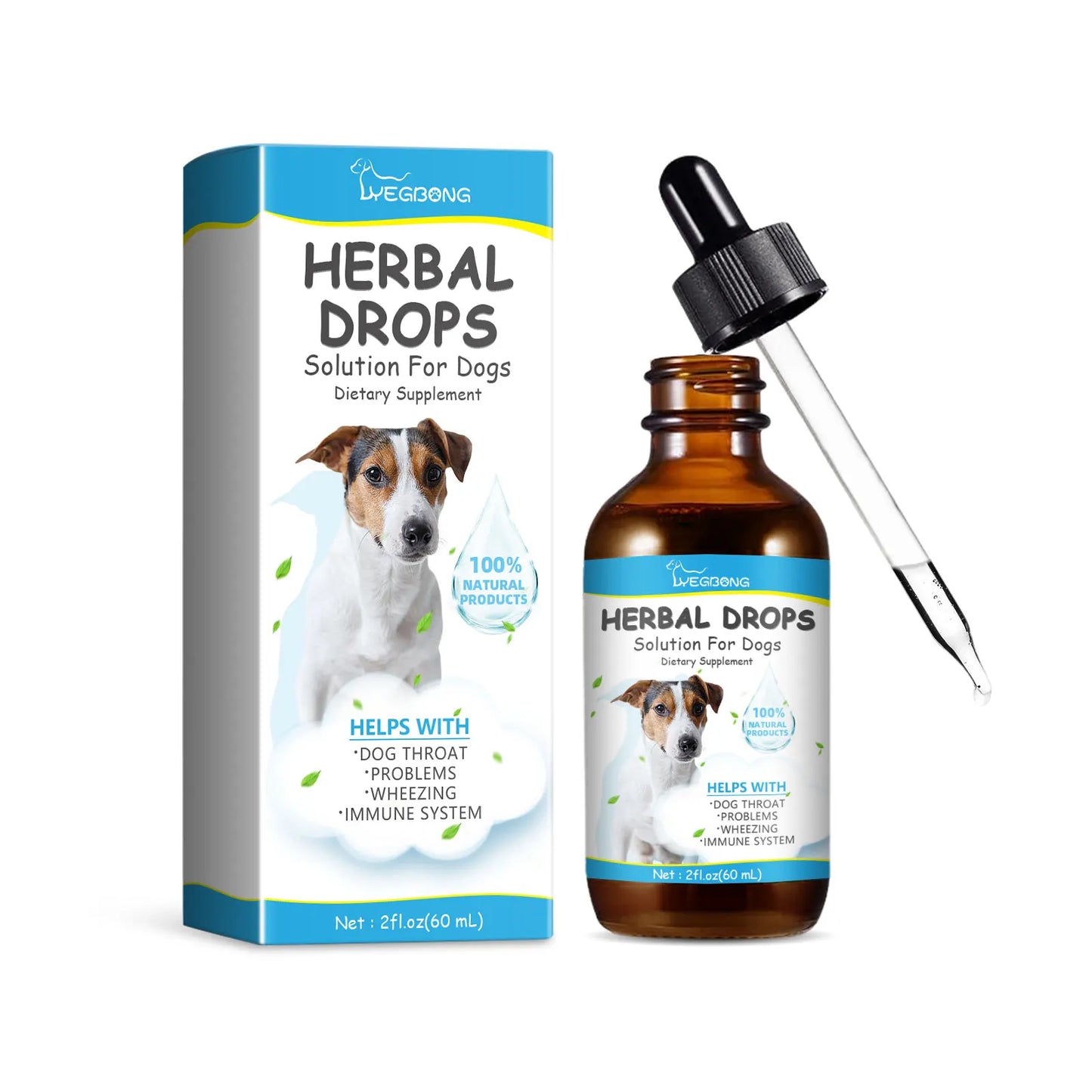 Herbal Drops to Relieve Pet Coughs Relieve Pet Discomfort and Restore Their Vitality Pet Cough and Runny Nose Care
