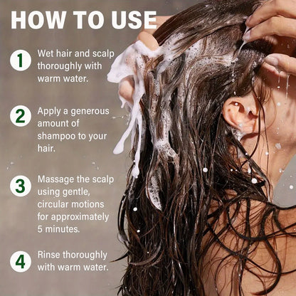Batana Oil Shampoo - Hydrates And Fortifies Hair, Restores Damaged Strands, Stops Split Ends And Breakage