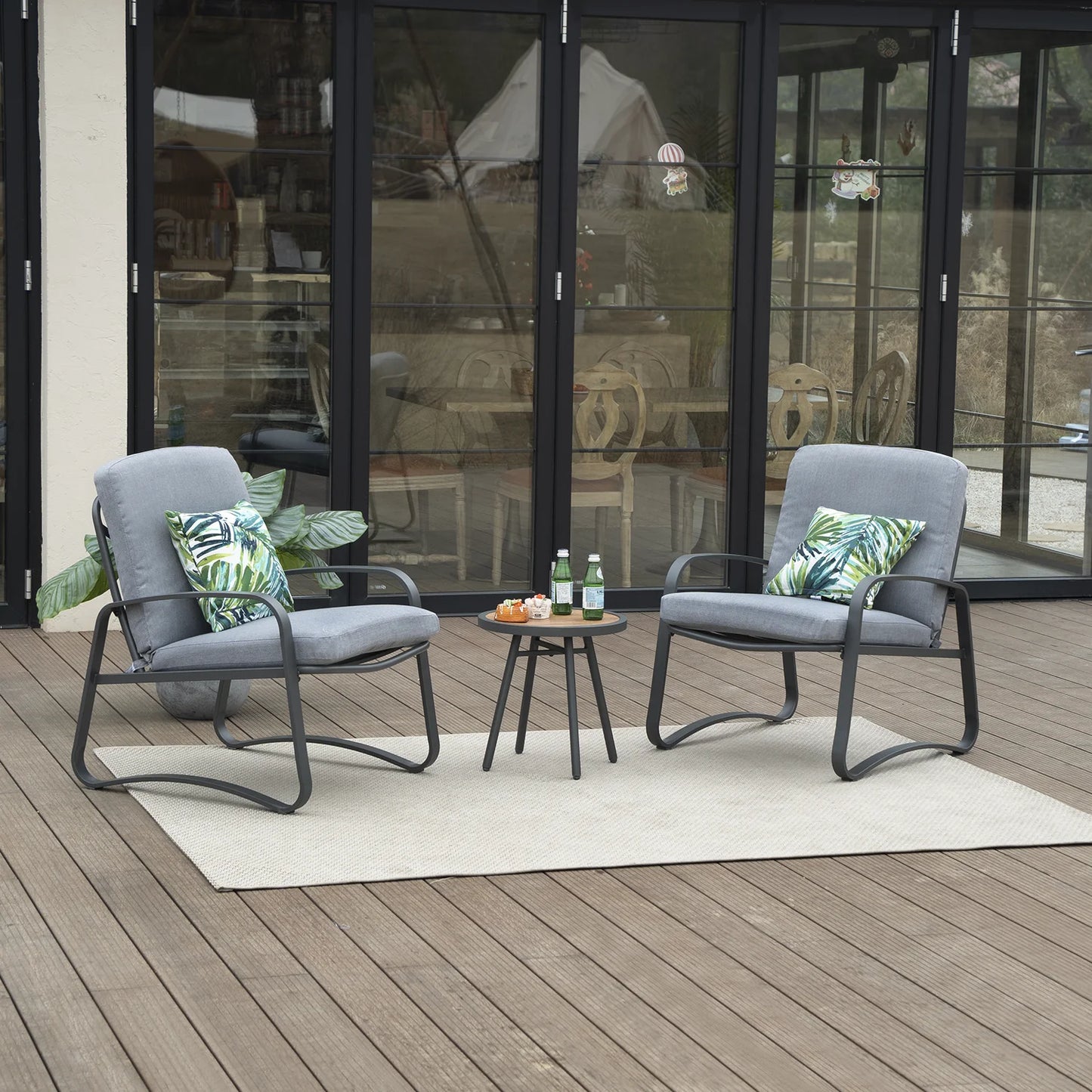 3 Piece Rocking Bistro Patio Set
