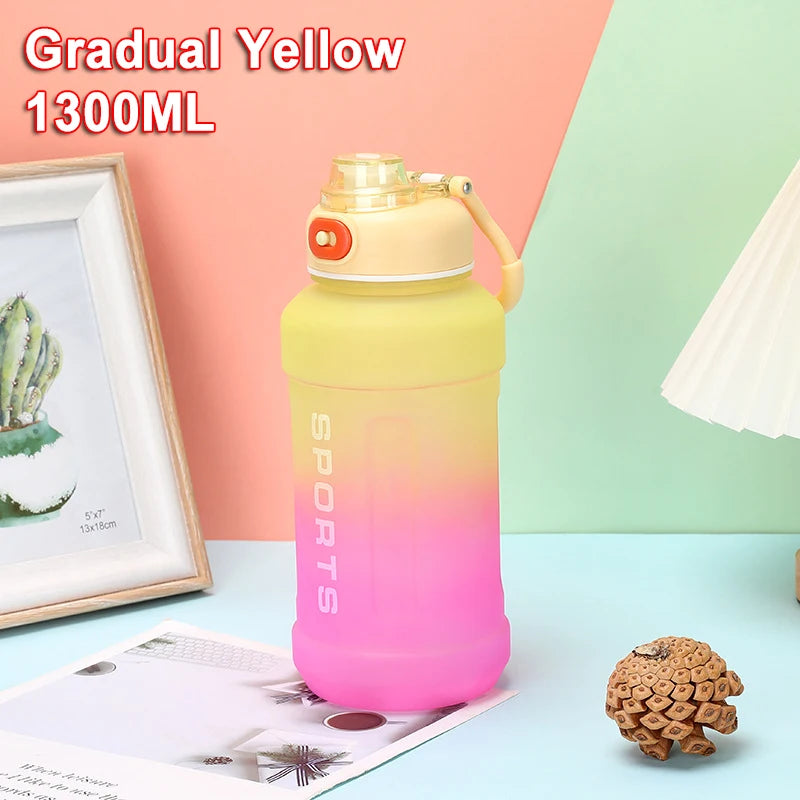 1 Liter Water Bottle Motivational Sport Water Bottle Leakproof Drinking Bottles Outdoor Travel Gym Fitness Jugs For Kitchen