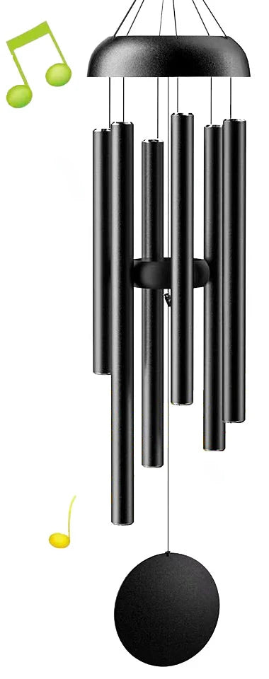 Music Wind Chime Classic Metal Wind Chime Aluminum Tube Commemorative Wind Chime Home Outdoor Festival Gift Decoration Iron Art