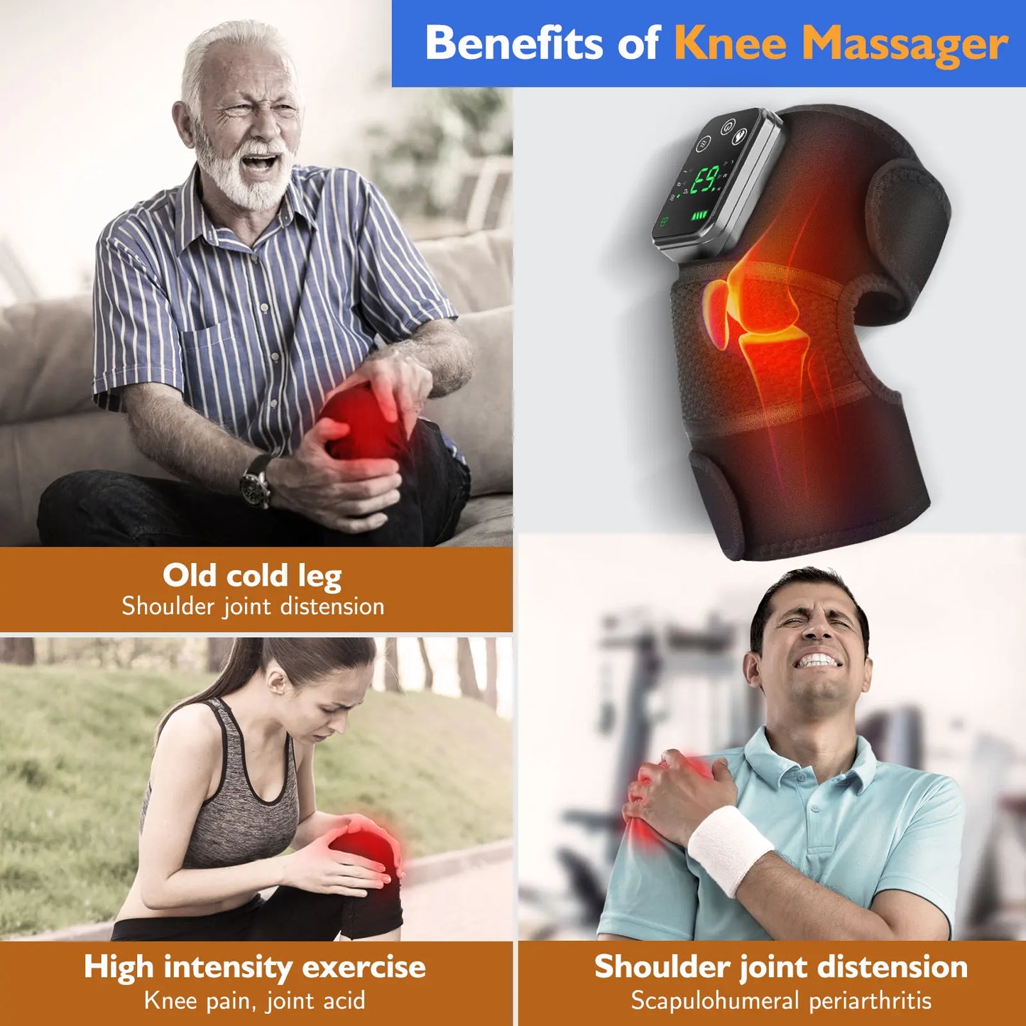 Rechargeable Knee Massager